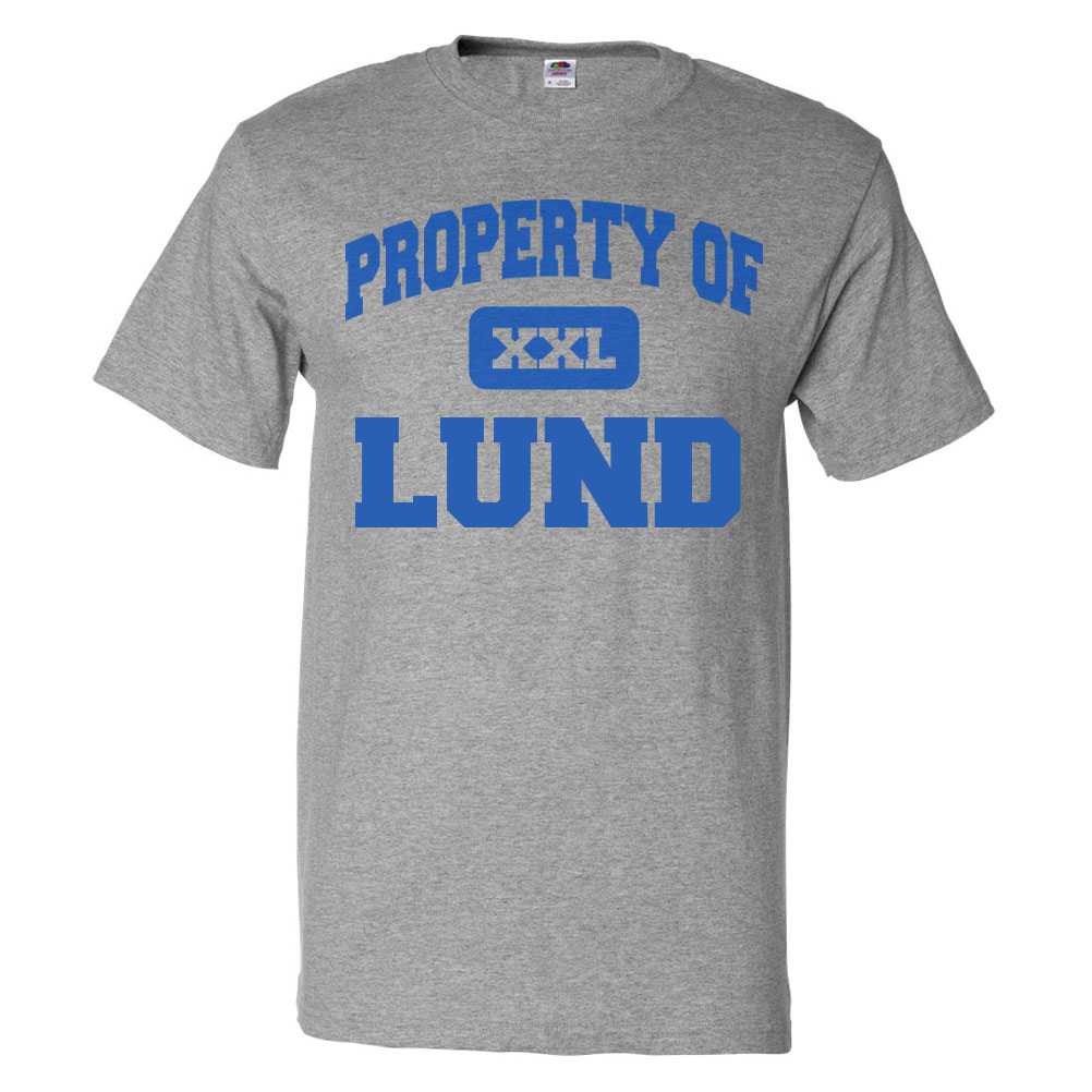 Property of Lund T shirt Funny Tee